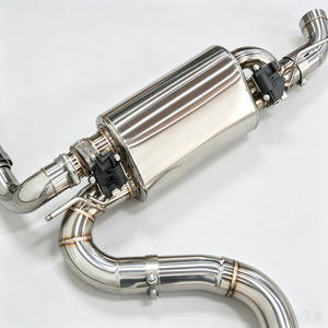Échappement en acier inoxydable 304 pour <span class=keywords><strong>BMW</strong></span> <span class=keywords><strong>116i</strong></span> 118 120 F20, échappement arrière, silencieux, valve, performance automobile, tuning - Product Image 5