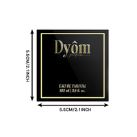 Autocollants adhésifs imperméables personnalisés de luxe avec estampage à chaud en feuille d'or UV pour l'emballage de flacons de parfum et de cosmétiques, décoration anti-huile