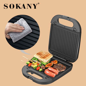 <span class=keywords><strong>Sandwichera</strong></span> <span class=keywords><strong>Sokany</strong></span> 256 de Marca Premium, Venta Directa de Fábrica, Máquina para Desayunos, Parrilla Eléctrica Antiadherente - Product Image 4