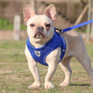 Hot Sale Adjustable Rivet Polyester Material <b>Dog</b> Harness Breathable Reflective Air Mesh Vest Personalized Fashion Style Includes - Product Image 2