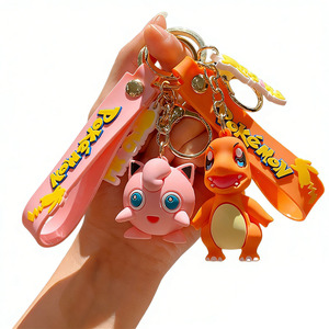 Porte-clés en silicone 3D Pikachu personnalisé pour la promotion de la marque - Fabricant de breloques de sac de dessin animé en gros - Product Image 2