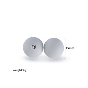 Perles rondes en silicone de 15 mm, très vendues sur Am Azon, perles focales en vrac pour la fabrication de bracelets, de chaînes de sucettes, jouets à mâcher pour bébés - Product Image 6