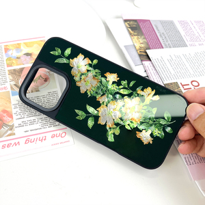 เคสโทรศัพท์ไฮบริดแบบมันเงา ดีไซน์ทองคำโฮโลแกรม 3 มิติ คุณภาพสูง ออกแบบเฉพาะสำหรับ <span class=keywords><strong>Apple</strong></span> <span class=keywords><strong>iPhone</strong></span> 16 Pro Max 17 Air 15 14 - Product Image 5