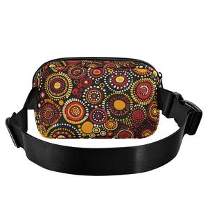 Bolso Boho Australiano, Bolso Cruzado <span class=keywords><strong>Hippie</strong></span>, Bolso de Cintura, Bolso de Cintura Groovy, Bolso de Cintura con Estampado Personalizado, Bolso de Cintura con Correa Ajustable - Product Image 2