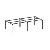 Nouveau cadre de table de conférence design table à manger en métal pied pliant