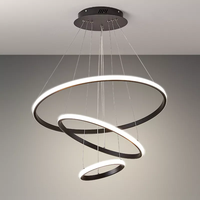 Lustre LED décoratif d'intérieur pour maison, vente en gros, pas cher, moderne et minimaliste