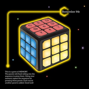 <span class=keywords><strong>Jeu</strong></span> électronique de mémoire et de réflexion 4-en-1 pour enfants, garçons et filles, avec cube lumineux, jouet éducatif STEM - Product Image 4