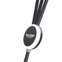 Cable de Carga Rápida USB Micro/Tipo-C 3 en 1 OEM GT-C22, Conectores Niquelados, Conductor de Cobre Estañado, Blindaje Trenzado de Nailon