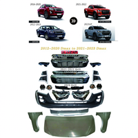 Kit Konversi untuk Dmax 2012-2020 Upgrade ke DMAX 2022 2023 Bodykit HITAM Standar Lengkap Depan Nose G05 Bumper Depan
