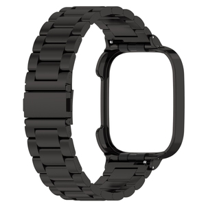 Ventes chaudes pour <span class=keywords><strong>Xiaomi</strong></span> Redmi <span class=keywords><strong>Watch</strong></span> 3 / Mi <span class=keywords><strong>Watch</strong></span> <span class=keywords><strong>Lite</strong></span> 3 <span class=keywords><strong>2</strong></span> en 1 Bracelet en métal à trois perles avec cadre de montre - Product Image 3