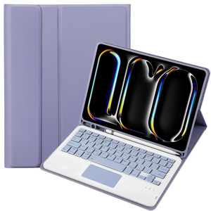 Không dây màu xanh răng bàn phím Trường hợp với Trackpad đối với Samsung Tab S7 FE 12.4 "t730/S7 cộng với 12.4 ''t970/S8 cộng với 12.4' 'x800 - Product Image 3