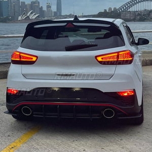 ชุดแต่งกันชนหลัง สำหรับ Kia Hyundai I30N MK3.5 Hatchback ปี 2020+  ดิฟฟิวเซอร์กันชนหลัง สปลิตเตอร์กันชนหลัง  ลิปป้องกันกันชนหลัง อุปกรณ์ตกแต่งรถยนต์ - Product Image 4