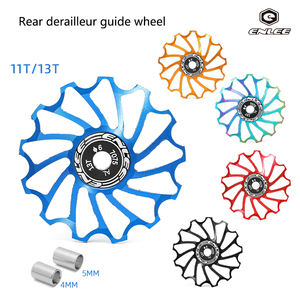 Piezas de <span class=keywords><strong>repuesto</strong></span> para <span class=keywords><strong>bicicleta</strong></span>, polea de cambio trasero 11T 13T, polea guía de aleación de aluminio, rueda de <span class=keywords><strong>rodillo</strong></span> guía para <span class=keywords><strong>bicicleta</strong></span> - Product Image 4