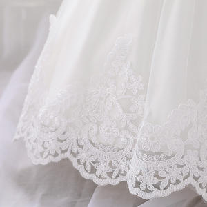 Vestido de Princesa para el Primer Cumpleaños de Bebé Niña, Color Rosa y Blanco, con Lazo de Encaje y Tul - Product Image 6