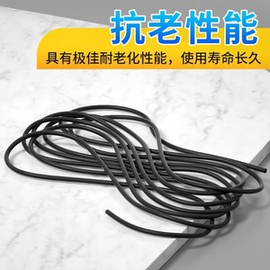 Rubber Round Strip 2/3/4/5/6/8 Mm Antiaging Wear Resistant For Mechanical Cabinet Doors And Windows - Product Image 2