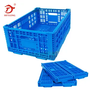 Nuovo materiale PE pieghevole facile movimento di plastica casse pieghevoli scatola cassa pieghevole per scatola di immagazzinaggio