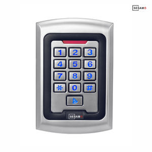 Lector de control de acceso de teclado <span class=keywords><strong>FRID</strong></span> de metal resistente al agua Weigand 26 Out/In Sistema de control de acceso de tarjeta segura independiente - Product Image 2