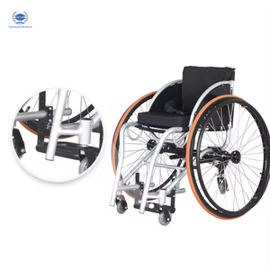 Silla de ruedas deportiva recreativa personalizada ligera de aluminio manual al aire libre baloncesto baile deportes silla de ruedas - Product Image 3