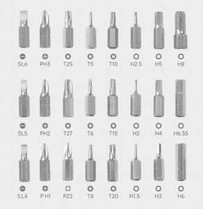 Set di 24 Cacciaviti a Cricchetto Multi-Bit - Nuovo Kit di Utensili di Precisione Magnetici <span class=keywords><strong>per</strong></span> Elettronica/Auto/Riparazioni Domestiche - Product Image 4
