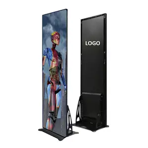 Schermo Poster a Led leggero e sottile schermo mobile 4G WIFI USB Control 640x1920mm Led Poster Display