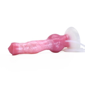 Squirting Dog <b>Dildo</b> Silicone 8'' Realistic Animal <b>Dildos</b> with Suction Cup Fantasy <b>Dildo</b> Canine Cock Anal Toys for Couples Women - Product Image 3