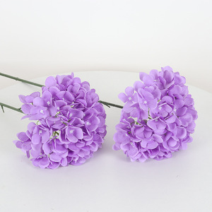 Flor Artificial de Hortensia, Flor de Seda Hecha a Mano, Decoración para Bodas, Accesorios para Fotografía en Exteriores, Decoración para el Hogar - Product Image 1