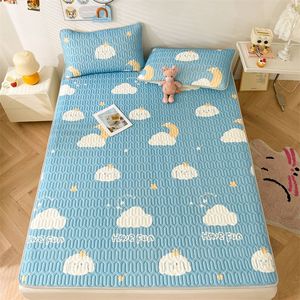 ชุดแผ่นยางและปลอกหมอนเสื่อนอนแบบสามชั้นสำหรับฤดูร้อน - Product Image 2