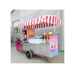 Carrito de Gelato, Bicicleta de Comida Rápida, Remolques Móviles de Helados en Venta - Product Image 6