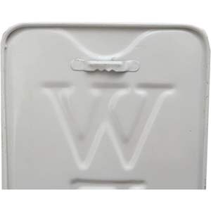 Parisloft Welcome Carved Metal Wall Sign 5.5x21.6'' Rustic Iron Home Decor Vertical Text Design - Product Image 4