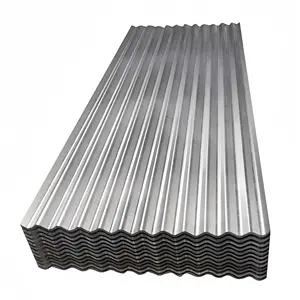 Tôle d'acier zinguée en aluminium personnalisée Tôle de couverture Tôle ondulée enduite de couleur pour toiture Traitable