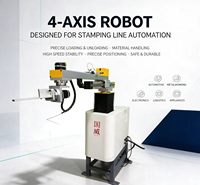 Bras robotique collaboratif à haute stabilité et économique pour le traitement par poinçonnage de l'acier inoxydable