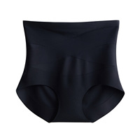 Culotte gainante taille haute sans couture pour femme, effet ventre plat, soutien croisé, amincissante, sous-vêtement quotidien, vente en gros