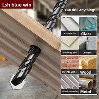 Foret multifonctionnel en alliage à long manche de la série Black Overlord Diamond pour carreaux de céramique - Vente en gros personnalisée Chine
