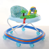 Jouets à succès, poussette silencieuse multifonction pliable en plastique, trotteur pour bébé et voitures à bascule