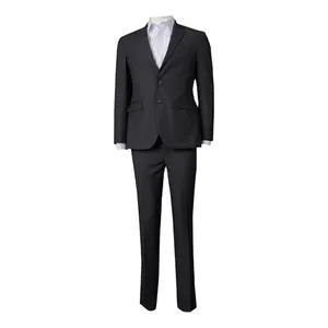 OEM Logo Print Custom Produce Zhongshan Dragon Uniform Wedding Groom Slim Fit Suits Men's Formal Suits