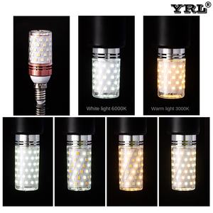 LED inteligente 12W/16W Bombilla de maíz E14 Tornillo pequeño Vela calva fuerte Atenuación de tres colores Hecho de plástico - Product Image 3
