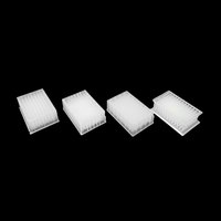 DWP-96022-1 2.2ml Puits Profond 96 Plaque Polypropylène Transparent Fond 'U' Personnalisable OEM 96 Puits PCR Plaque Plastique