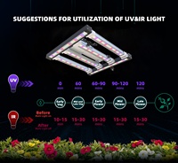 Lm301h Evo 240w Led élèvent la lumière à spectre complet élèvent la lampe UV IR contrôle indépendant pour l'usine d'intérieur