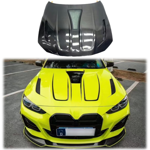 <span class=keywords><strong>Cubierta</strong></span> de Motor Transparente Estilo IMP de Alta Calidad para BMW G80 G82 G83 M3 M4 2021+, Capó de Fibra de Carbono - Product Image 1