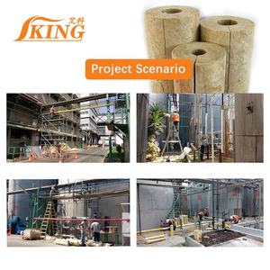 Isoding di alta qualità tubo di vapore isolamento tubo di roccia di lana isolante per tubi di vapore canne fumarie - Product Image 5