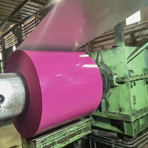 Rollo de metal pintado de color de bajo precio, bobinas <span class=keywords><strong>ppgi</strong></span>, bobina de acero recubierta de color, bobina de acero <span class=keywords><strong>ppgi</strong></span> mate ral8017 RAL 9002 - Product Image 5