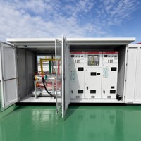 Poste de transformation compact préfabriqué extérieur avec transformateur immergé dans l'huile, 500kVA, 630kVA, 800kVA, 1000kVA, 10kV/0.4kV, 11kV, 12kV