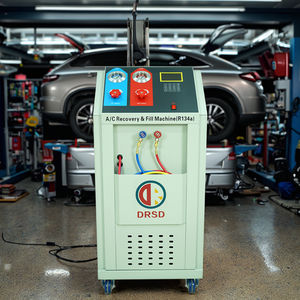 DRSD DOK 9002B Système de climatisation de voiture entièrement automatique Double AC Flush Recovery Recharge Machine Essential Car Care Equipment - Product Image 5
