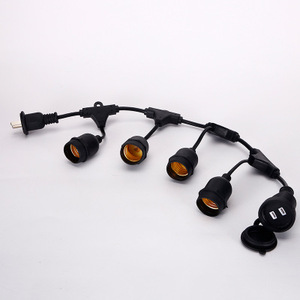 ग्रेड आउटडोर ip65 वाटरप्रूफ प्लास्टिक रिचार्जेबल s14 डाइमिबल बल्ब शटप्रूफ पैटियो स्ट्रिंग लाइट पार्टी कैफे बिस्ट्रो गर्म - Product Image 3