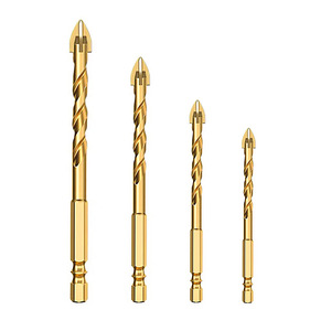 Feida <span class=keywords><strong>ดอก</strong></span>สว่านเจาะคอนกรีตสี่ใบ, <span class=keywords><strong>ดอก</strong></span>สว่านเจาะกระเบื้องเซรามิกทรงหกเหลี่ยมเจาะก้านแก้ว - Product Image 5