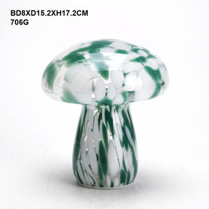 Lámpara de cristal <span class=keywords><strong>BrightSide</strong></span> Mushroom Confetti - Verde salvia/blanco, luces de hadas que funcionan con pilas - Product Image 3