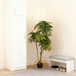 Árbol Artificial de Aralia Japonesa de Plástico Altamente Realista de 120 cm, Árbol Elegante de Hoja Perenne para Decoración del Hogar, Nifloral, Gran Venta - Product Image 2