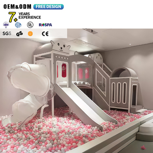 Emocionante Equipo de Juegos Interior para Niños con Toboganes Suaves y Altos y Escaladas Estimulantes para Parques de Aventuras - Product Image 1