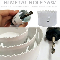 Kit de scies cloches bimétalliques en acier rapide (HSS) durable, 16 pièces, usage général, de 3/4 à 2-1/2 pouces, avec mandrins