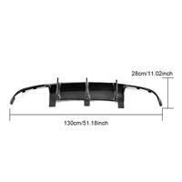 Diffuseur de pare-chocs arrière en fibre de carbone W204 C63 pour Mercedes Benz W204 C63 AMG 4 portes 2009 - 2011
